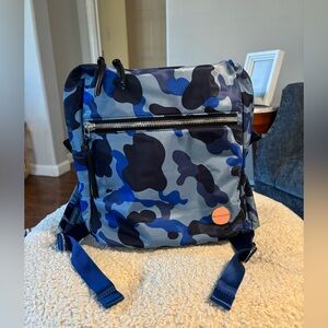 ShortyLove Shorty Love ACE Small Backpack in Blue Camo Print NWOT NEW